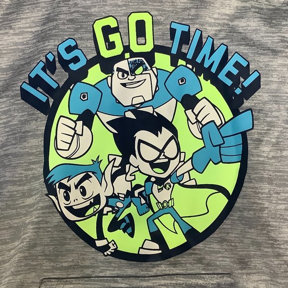 DC Comics | Boy's Teen Titans Go Sweater | Grey | Various Sizes - Picture 3 of 3